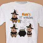Personalized Halloween Lil Witches T-Shirt